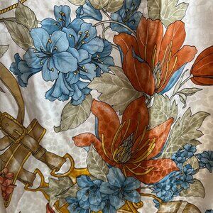 Floral Italian Silk Scarf